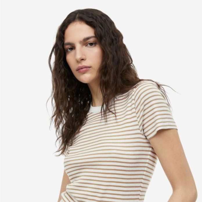 Ribbed modal T-shirts